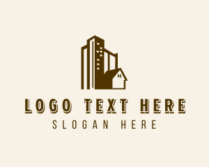 Tower - Residential Building Property logo design