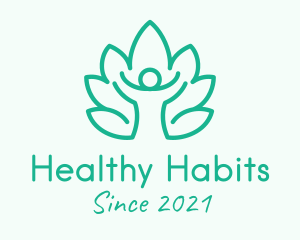 Healthy Lifestyle Person logo design