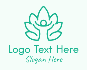 Healthy Lifestyle Person Logo