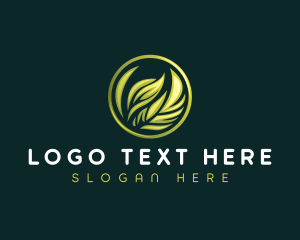 Gardening - Leaf Lawn Landscaping logo design