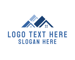 Renovate - Residential Home Roof logo design