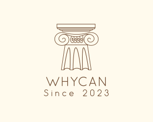 Mythology - Greek Column Pillar logo design