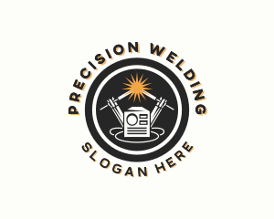 Welding - Industrial Welding Machine logo design