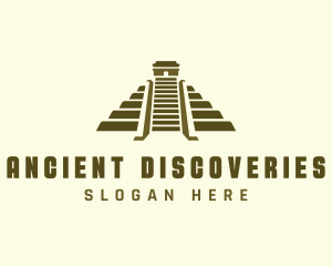 Mayan Pyramid Temple logo design