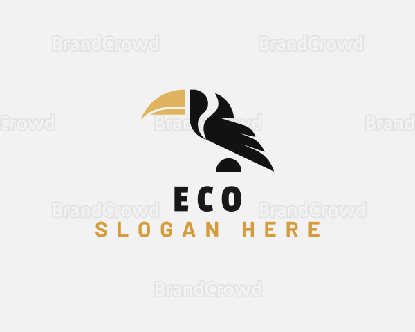 Toucan Bird Beak Logo