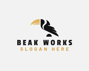 Beak - Toucan Bird Beak logo design