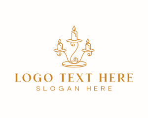 Light - Handcrafted Candle Decor logo design