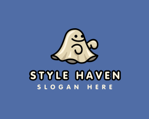 Spirit - Ghost Spooky Cartoon logo design