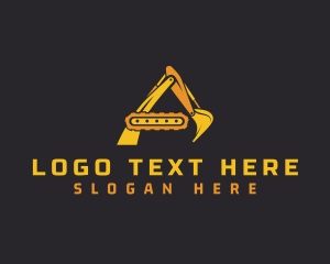 Digger - Construction Industry Excavator logo design
