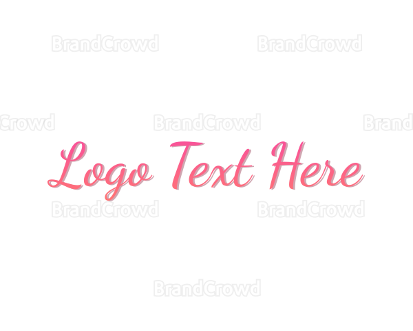 Stylish Cursive Feminine Logo