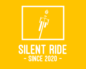 Yellow Bike Square logo design