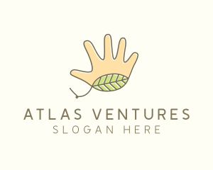 Handmade Hand Palm logo design