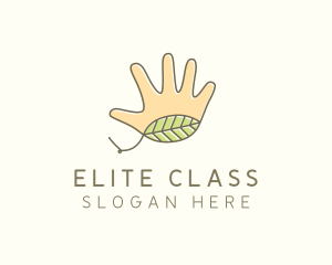 Handmade Hand Palm logo design