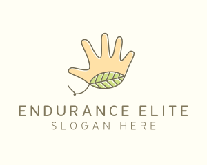 Handmade Hand Palm logo design