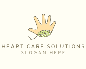 Handmade Hand Palm logo design