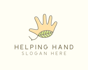 Hand - Handmade Hand Palm logo design