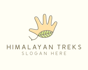 Handmade Hand Palm logo design