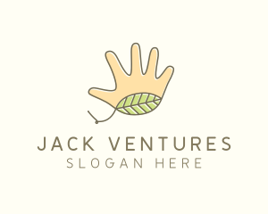 Handmade Hand Palm logo design