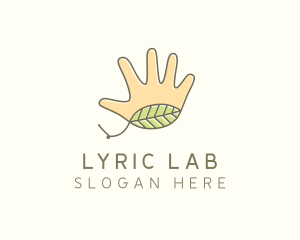 Handmade Hand Palm logo design