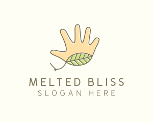 Handmade Hand Palm logo design