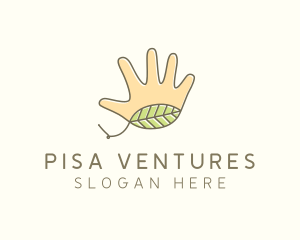 Handmade Hand Palm logo design