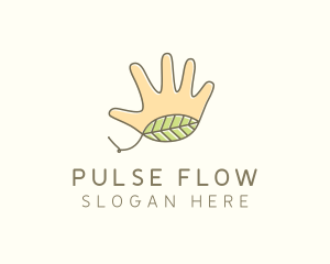 Handmade Hand Palm logo design