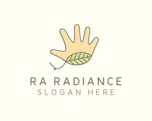 Handmade Hand Palm logo design