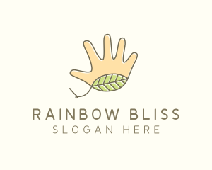 Handmade Hand Palm logo design