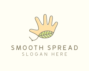 Handmade Hand Palm logo design