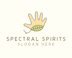 Handmade Hand Palm logo design