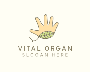 Handmade Hand Palm logo design