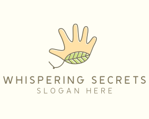 Handmade Hand Palm logo design