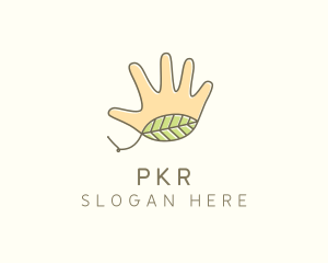 Handmade Hand Palm logo design