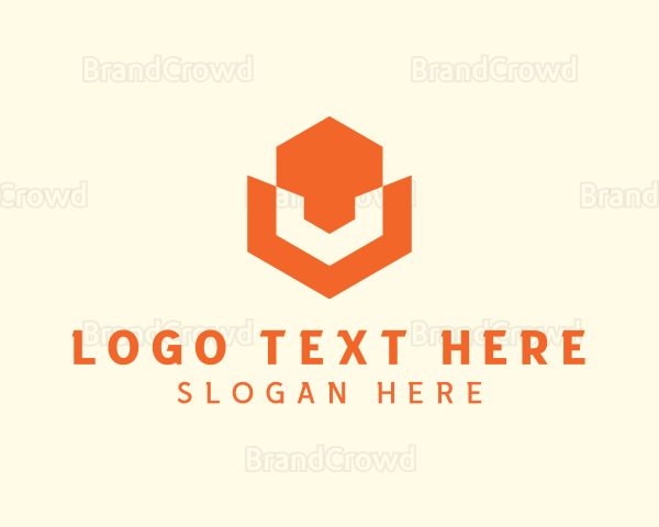 Polygon Geometric Hexagon Logo