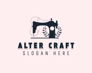 Sewing Alteration Seamstress logo design