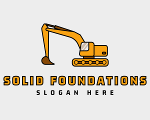 Construction - Heavy Equipment Construction logo design