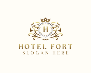 Royal Boutique Hotel logo design