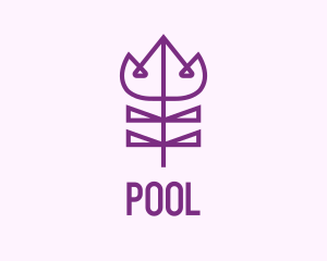 Natural Products - Purple Tulip Flower logo design