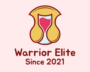 Celebration - Wine Glass Note logo design