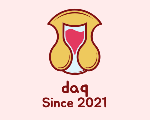 Winery - Wine Glass Note logo design