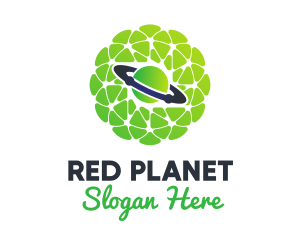 Green Network Eco Planet logo design