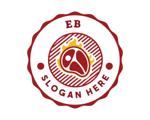 Barbecue Grill Meat Logo
