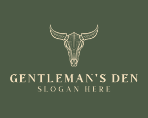 Animal Bull Skull logo design