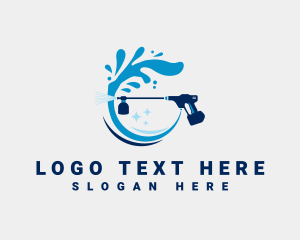 Splash - Pressure Washer Splash Cleaning logo design