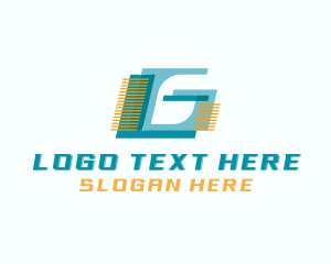 Stripe - Tech Business Letter G logo design