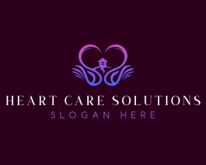 Heart Care Shelter logo design