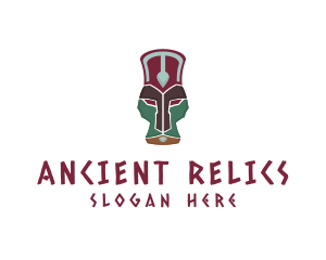 African Totem Relic logo design