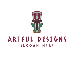 African Totem Relic logo design