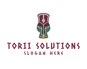 African Totem Relic logo design