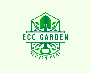 Shovel Botanical Gardening  logo design